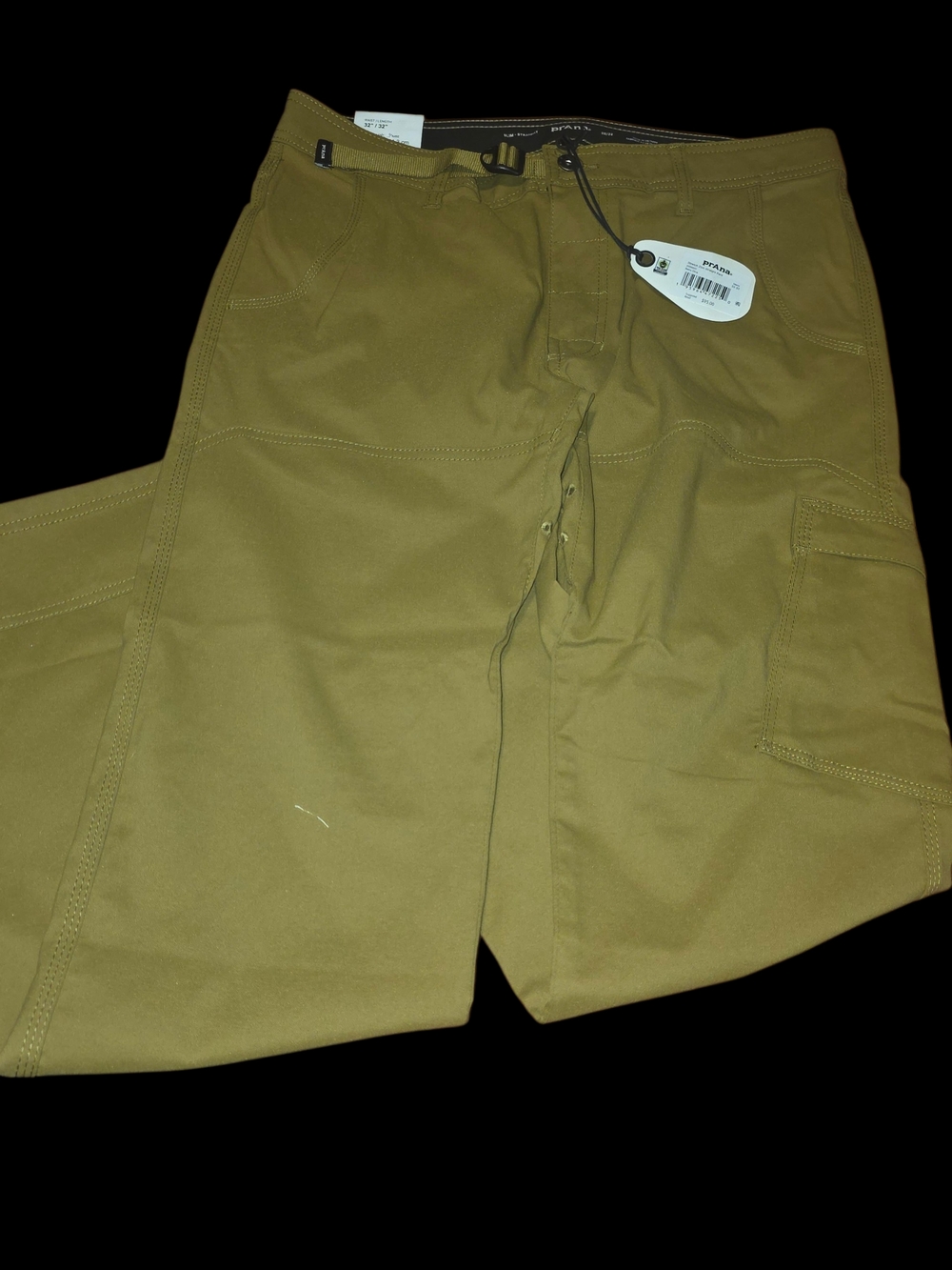 Prana Men's Cargo Pants in Mustard / Brown